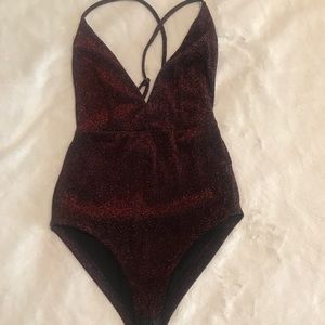 Burgandy Bodysuit